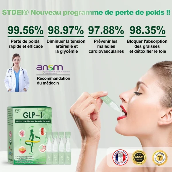 🛍️ Boutique Officielle | 𝑆𝑇𝐷𝐸𝐼®✅ Solution Orale 𝐺𝐿𝑃-1 pour la 𝑝𝑒𝑟𝑑𝑒 𝑑𝑒 𝑝𝑜𝑖𝑑𝑠 – 👨‍⚕️ Pour lutter contre l’𝑜𝑏𝑒́𝑠𝑖𝑡𝑒́, les maladies 𝑐𝑎𝑟𝑑𝑖𝑜𝑣𝑎𝑠𝑐𝑢𝑙𝑎𝑖𝑟𝑒𝑠, le 𝑑𝑖𝑎𝑏𝑒̀𝑡𝑒, l’𝑎𝑝𝑛𝑒́𝑒 𝑑𝑢 𝑠𝑜𝑚𝑚𝑒𝑖𝑙, les 𝑝𝑟𝑜𝑏𝑙𝑒̀𝑚𝑒𝑠 𝑎𝑢𝑥 𝑎𝑟𝑡𝑖𝑐𝑢𝑙𝑎𝑡𝑖𝑜𝑛𝑠 et bien plus encore🍀