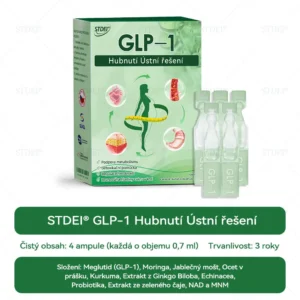 🌿 Oficiální obchod ČR | STDEI® GLP-1 8-v-1 Fit & Vital Řešení (Jednou denně, viditelné změny za 7 dní) ✅ Obezita, kardiovaskulární zdraví, cukrovka, spánková apnoe, zdraví střev, problémy se klouby a další.
