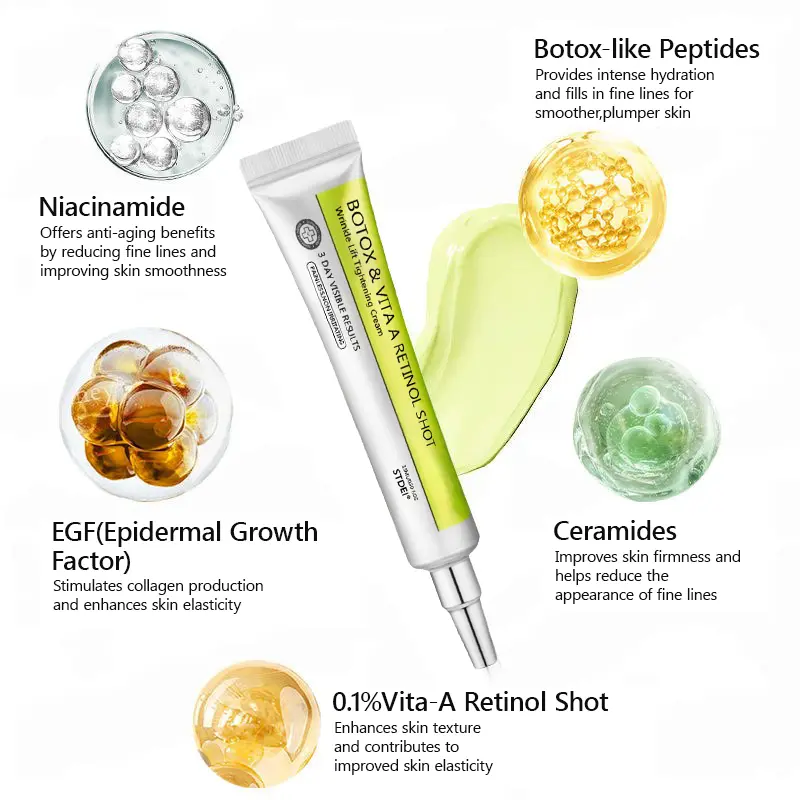 Official Store | Rejuvenate Your Skin Instantly ๐ซ STDEIยฎ BOTOX & VITA A RETINOL SHOT Anti-Wrinkle Lifting & Firming Cream