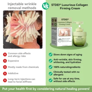 (Official Store) STDEI® 🎉 Natural Collagen Firming Cream - Year-End Sale 70% Off