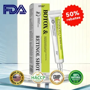 (STDEI® Official Store) 💖 STDEI® Botox & Vitamin A Retinol Shot Anti-Wrinkle Firming Cream - Now 50% Off in the Year-End Sale!🔥
